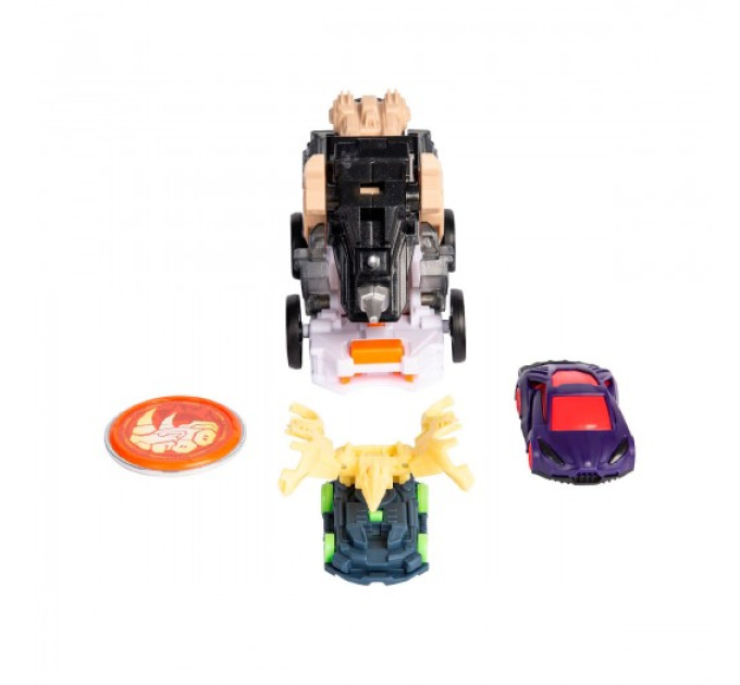 Машинка-трансформер SCREECHERS WILD! S4 L3 - Лайтнінг Райно