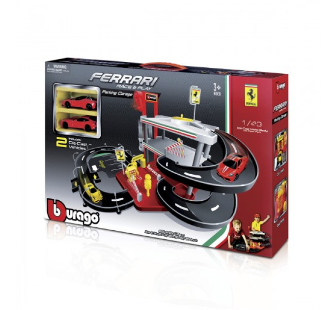 Ігровий Набір - Гараж Ferrari 3 Рівня (1:43)