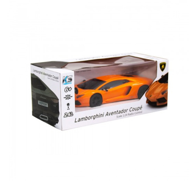 Автомобіль KS Drive на р/к - Lamborghini Aventador LP 700-4 (1:24, 2.4Ghz, оранжевий)