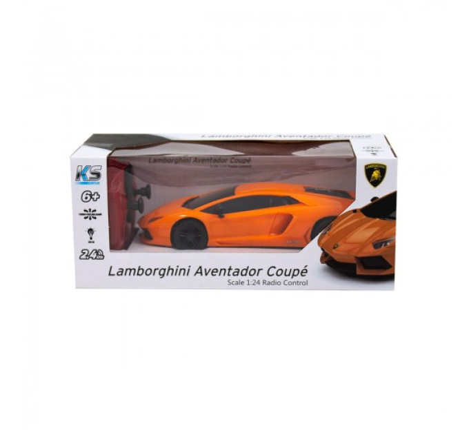 Автомобіль KS Drive на р/к - Lamborghini Aventador LP 700-4 (1:24, 2.4Ghz, оранжевий)