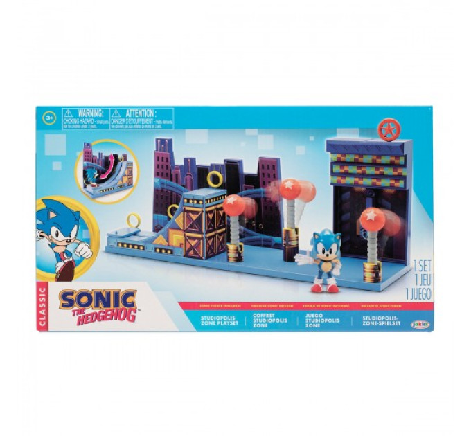 Ігровий набір з фігурками SONIC THE HEDGEHOG - Сонік у Студіополісі
