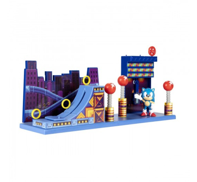 Ігровий набір з фігурками SONIC THE HEDGEHOG - Сонік у Студіополісі
