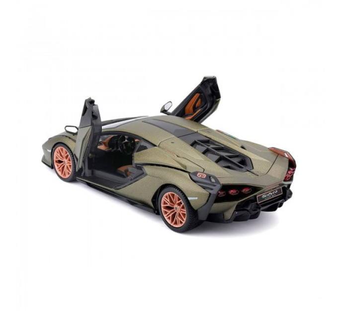 Автомодель - LAMBORGHINI SIÁN FKP 37 (асорті зелений металік, червоний металік, 1:24)