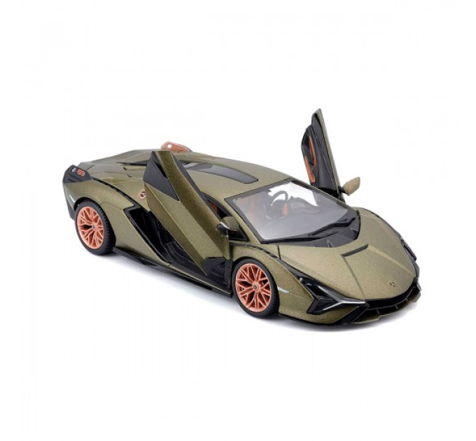 Автомодель - LAMBORGHINI SIÁN FKP 37 (асорті зелений металік, червоний металік, 1:24)