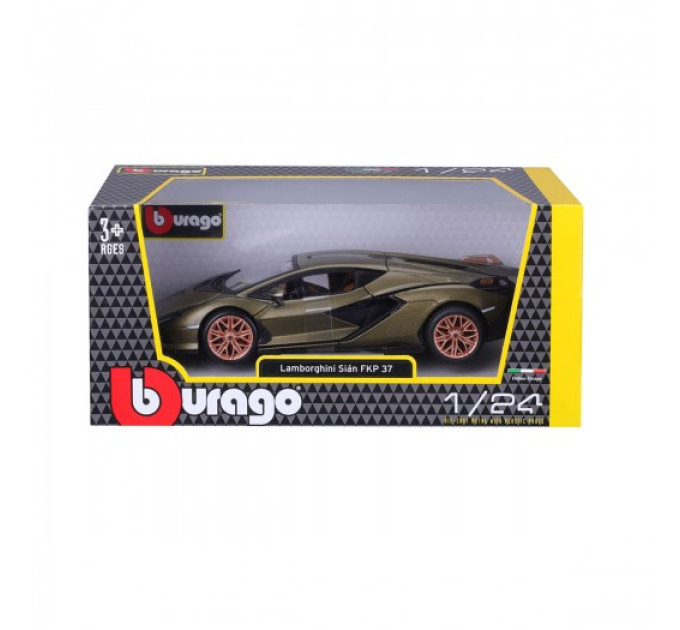 Автомодель - LAMBORGHINI SIÁN FKP 37 (асорті зелений металік, червоний металік, 1:24)