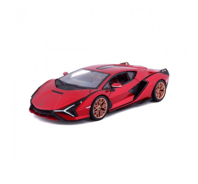 Автомодель - LAMBORGHINI SIÁN FKP 37 (асорті зелений металік, червоний металік, 1:24)