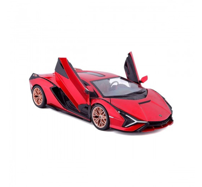 Автомодель - LAMBORGHINI SIÁN FKP 37 (асорті зелений металік, червоний металік, 1:24)