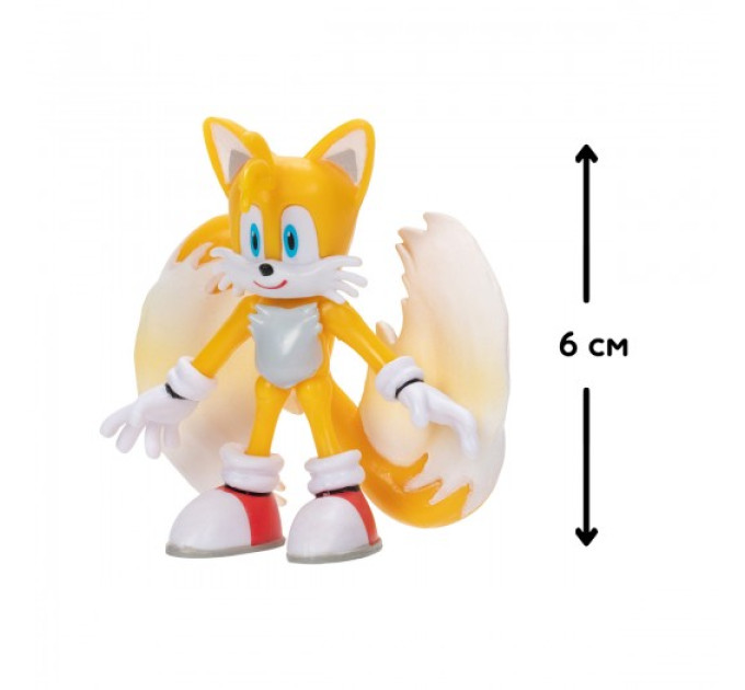 Ігрова фігурка з артикуляцією SONIC THE HEDGEHOG - Модерн Тейлз 6 cm