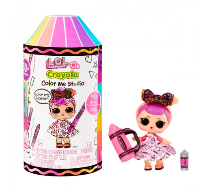 Игровой набор с куклой L.O.L. Surprise! серии Crayola – Цветнашки