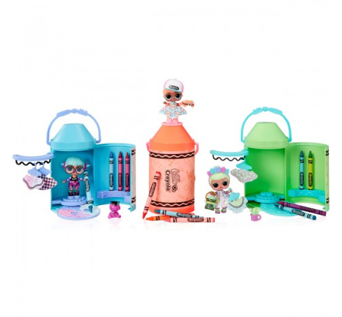 Игровой набор с куклой L.O.L. Surprise! серии Crayola – Цветнашки