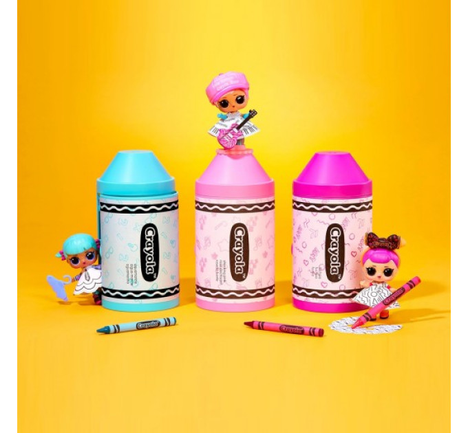Игровой набор с куклой L.O.L. Surprise! серии Crayola – Цветнашки