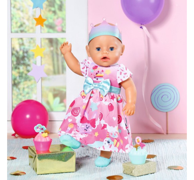 Набір одягу для ляльки Baby born - День народження делюкс