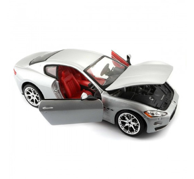 Автомодель - Maserati Grantourismo (2008) (асорті чорний, сріблястий, 1:24)