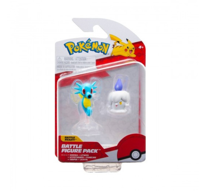 Набір ігрових фігурок Pokemon W15 - Літвік і Хорсі