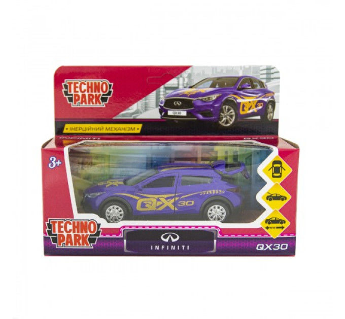 Автомодель GLAMCAR - INFINITI QX30 (фіолетовий)