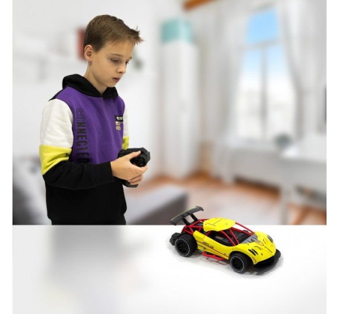 Автомобіль Speed racing drift з р/к – Aeolus (жовтий, 1:16)