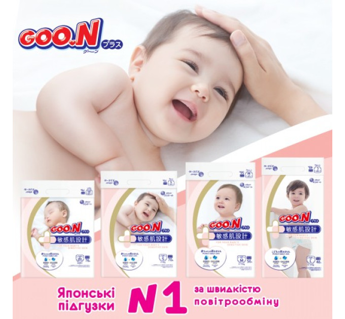 Підгузки Goo.N Plus для дітей (S, 4-8 кг, 70 шт)