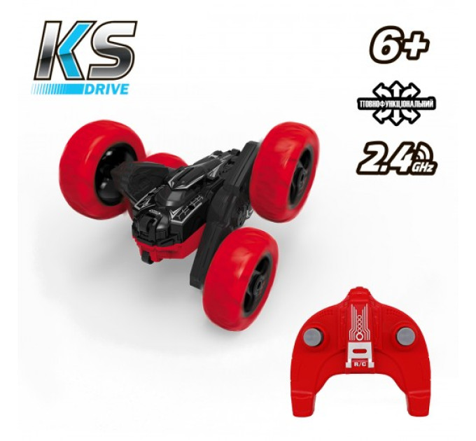 Автомобіль KS Drive на р/к - Трюковий (2.4Ghz, червоно-чорний)