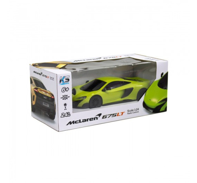 Автомобіль KS Drive на р/к - Mclaren 675LT (1:24, 2.4Ghz, зелений)