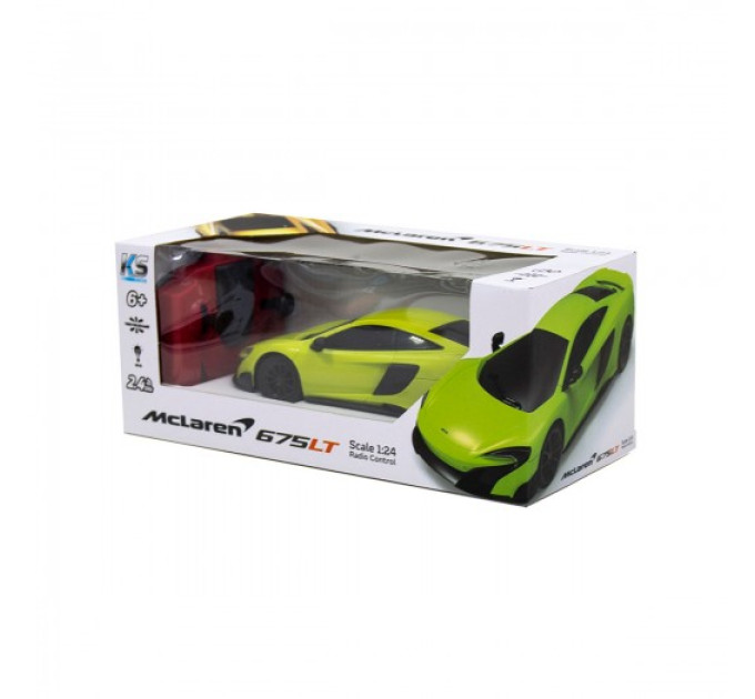 Автомобіль KS Drive на р/к - Mclaren 675LT (1:24, 2.4Ghz, зелений)