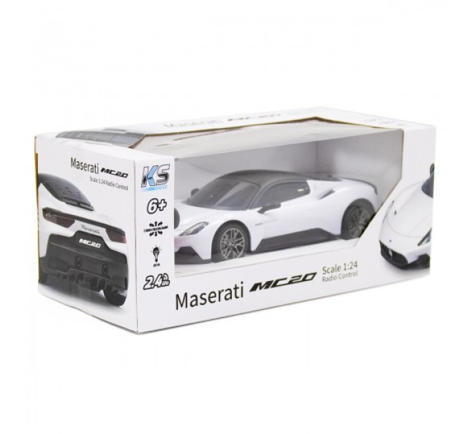 Автомобіль KS Drive на р/к - Maserati MC20 (1:24, білий)