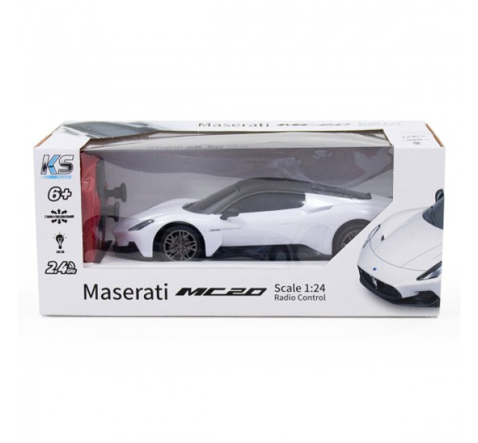 Автомобіль KS Drive на р/к - Maserati MC20 (1:24, білий)