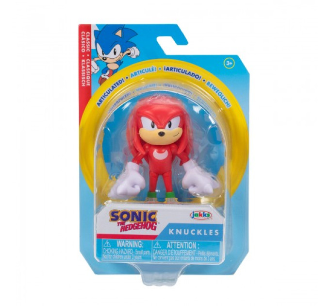 Ігрова фігурка з артикуляцією SONIC THE HEDGEHOG - Класичний Наклз 6 cm