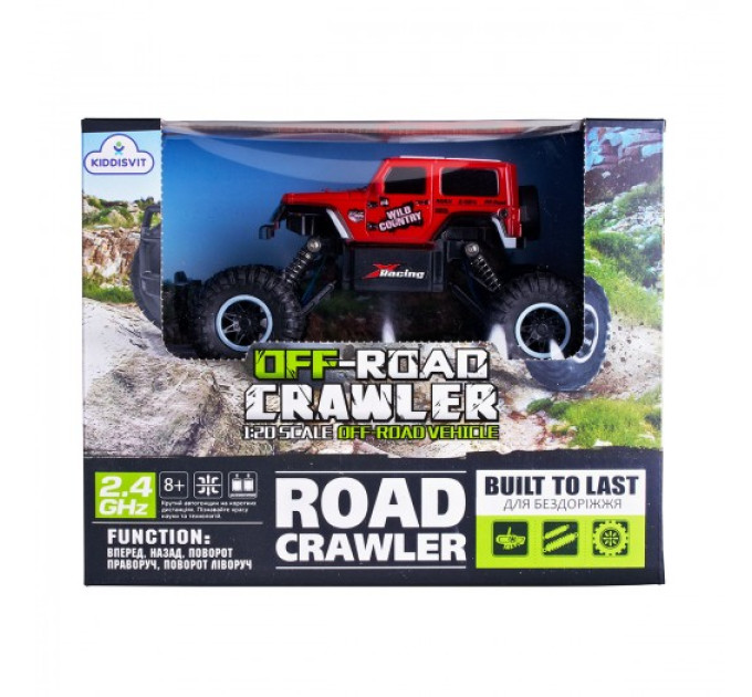 Автомобіль Off-Road Crawler З Р/К -  Wild Country (Червоний)