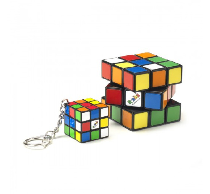 Набір головоломок 3х3 Rubik's Класичне Пакування - Кубик та міні-кубик (з кільцем)