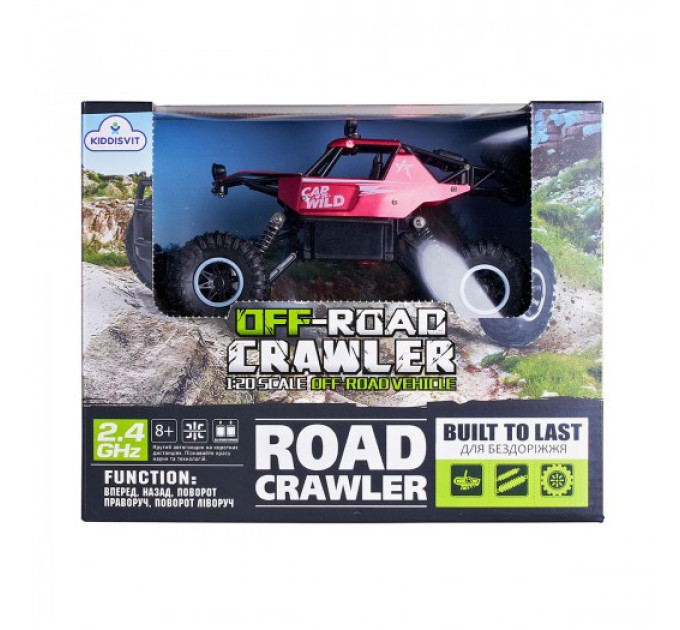 Автомобіль Off-Road Crawler З Р/К - Car Vs Wild (Червоний)