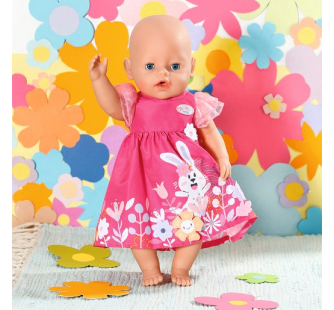 Одяг для ляльки Baby Born - Сукня з квітами