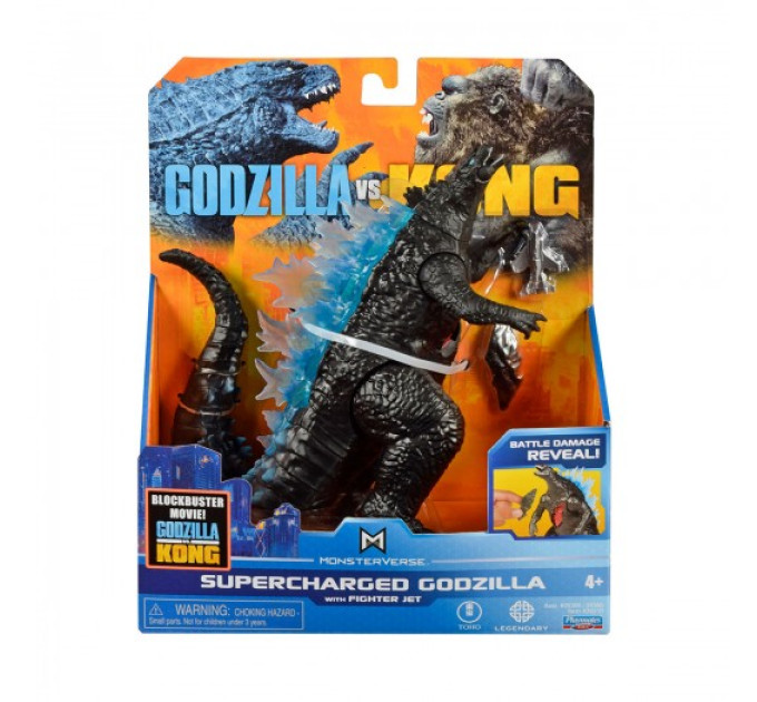Фігурка GODZILLA VS. KONG - Ґодзілла з суперенергією та з винищувачем