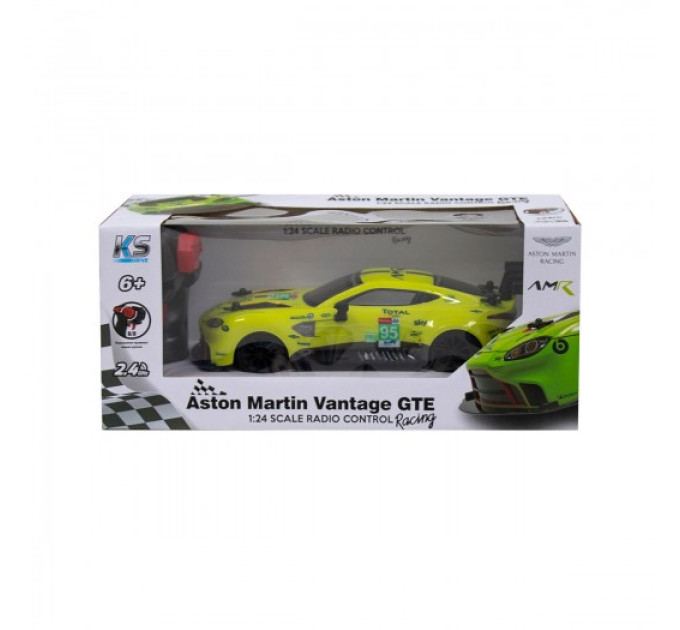 Автомобіль KS Drive на р/к - Aston Martin New Vantage GTE (1:24, 2.4Ghz, зелений)
