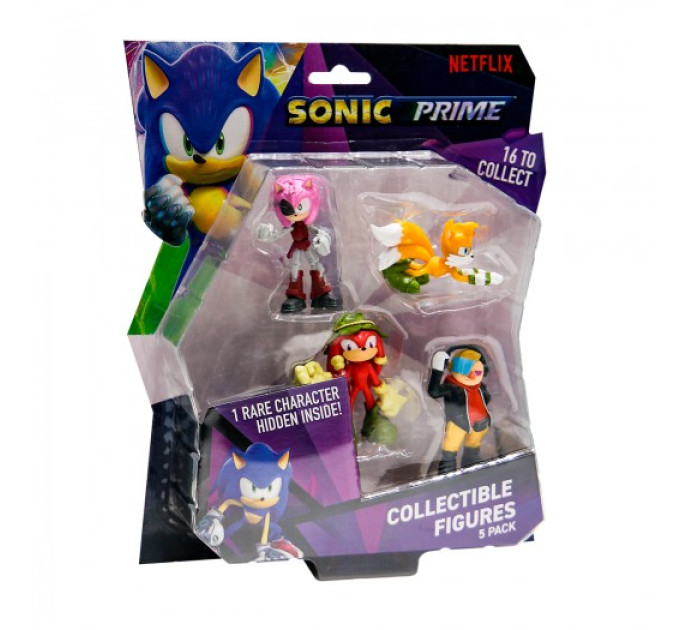 Набір ігрових фігурок Sonic Prime – Пригоди Наклза