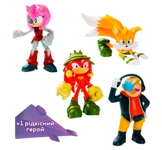 Набір ігрових фігурок Sonic Prime – Пригоди Наклза