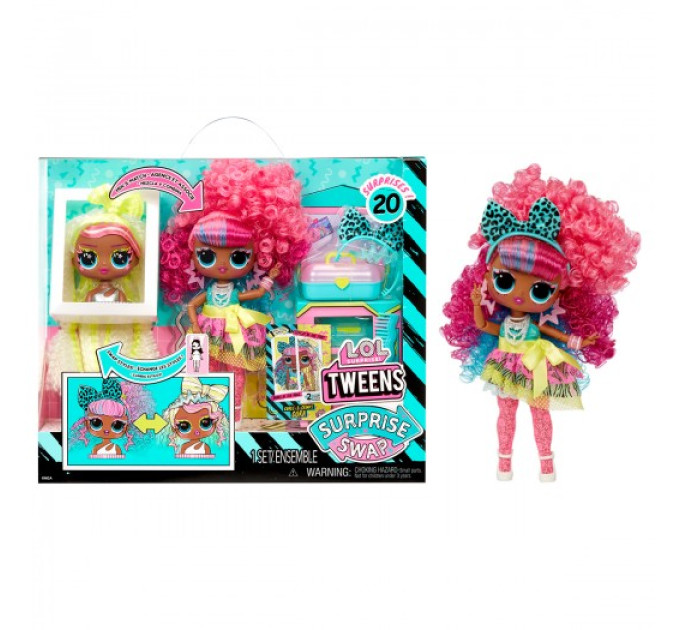Игровой набор с куклой L.O.L. Surprise! Tweens серии Surprise Swap – Кримпс Кора
