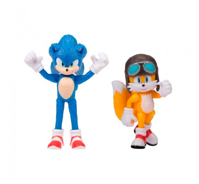 Ігровий набір з фігурками SONIC THE HEDGEHOG 2 - Сонік і Тейлз на біплані