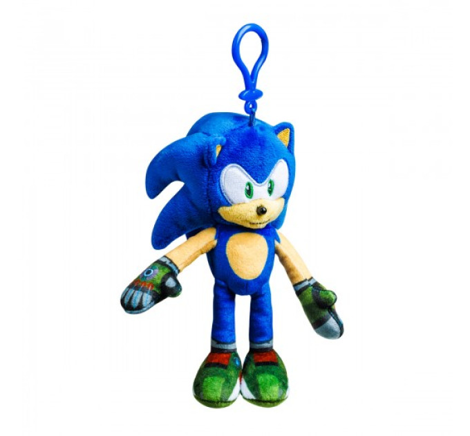 М'яка іграшка на кліпсі Sonic Prime – Сонік