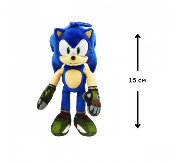 М'яка іграшка на кліпсі Sonic Prime – Сонік