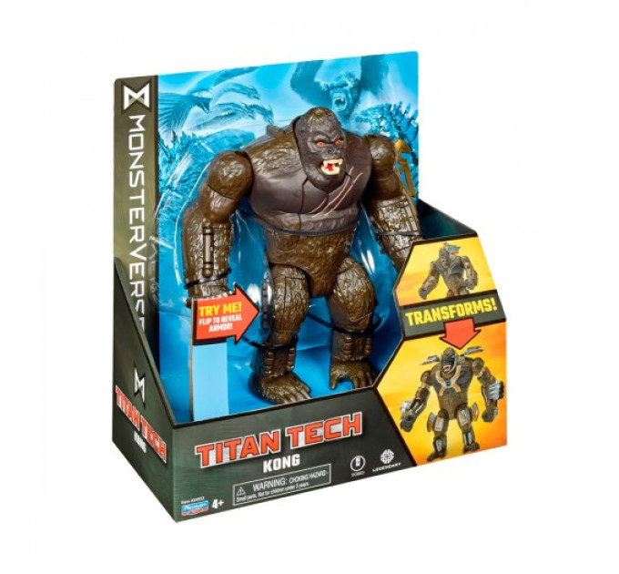 Фігурка Godzilla vs. Kong серії «Titan Tech» – Конг (20 cm)