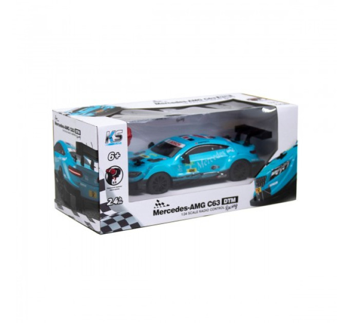 Автомобіль KS Drive на р/к - Mercedes AMG C63 DTM (1:24, 2.4Ghz, блакитний)