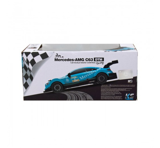 Автомобіль KS Drive на р/к - Mercedes AMG C63 DTM (1:24, 2.4Ghz, блакитний)