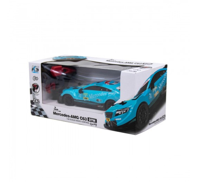 Автомобіль KS Drive на р/к - Mercedes AMG C63 DTM (1:24, 2.4Ghz, блакитний)
