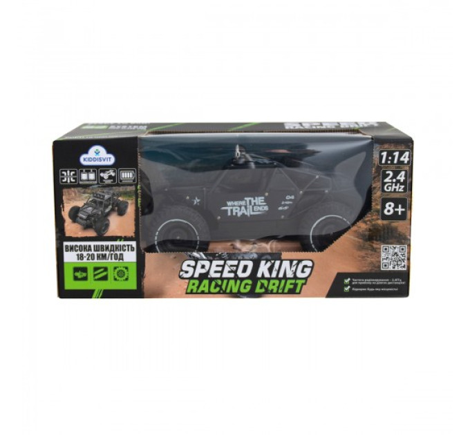 Автомобіль Off-road Crawler з р/к – Race (матовий чорний, 1:14)