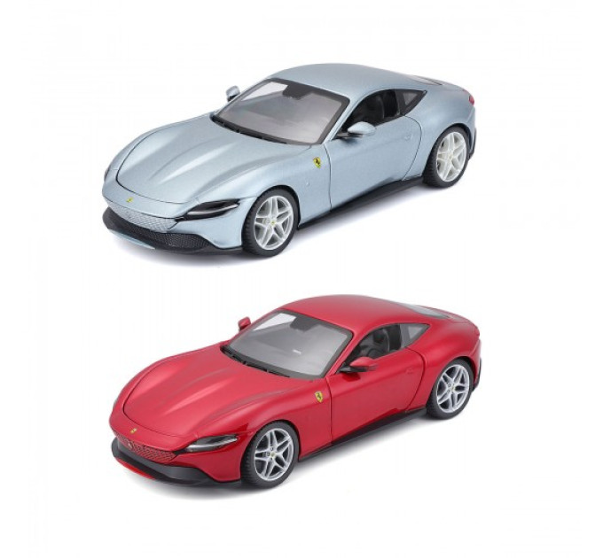Автомодель - Ferrari Roma  (асорті сірий металік, червоний металік, 1:24)
