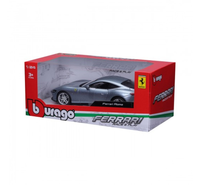 Автомодель - Ferrari Roma  (асорті сірий металік, червоний металік, 1:24)