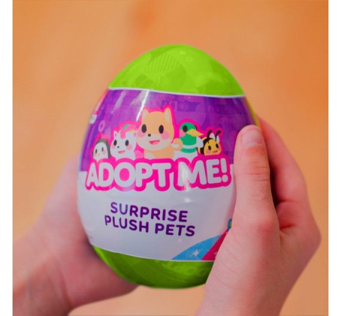 Мягкая игрушка-сюрприз в яйце Adopt ME! – Забавные зверюшки