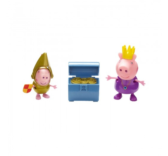 Набір Фігурок Peppa - Принцеса Пеппа І Сер Джордж Голд