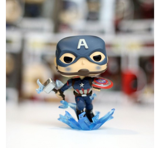 Ігрова фігурка Funko POP! cерії Месники: Фінал - Капітан Америка з мйольніром