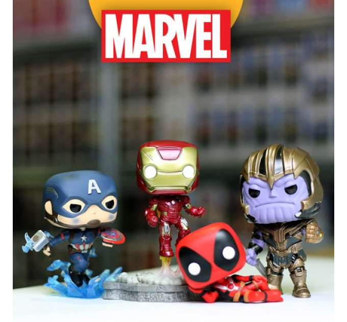 Ігрова фігурка Funko POP! cерії Месники: Фінал - Капітан Америка з мйольніром